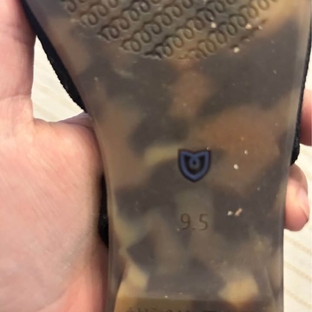 Rothy's sling backs black 9.5 - Picture 2 of 4